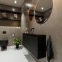 Mondiaz TURE Toiletmeubel 120x23x50cm met 0 kraangaten 2 deuren urban mat Wastafel Eden midden Solid Surface Zwart FK75341414 - Thumbnail 2