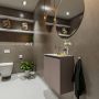 Mondiaz TURE Toiletmeubel 60x23x50cm met 0 kraangaten 2 deuren smoke mat Wastafel Eden links Solid Surface Wit FK75341100 - Thumbnail 2