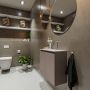 Mondiaz TURE Toiletmeubel 60x23x50cm met 0 kraangaten 2 deuren smoke mat Wastafel Eden rechts Solid Surface Wit FK75341102 - Thumbnail 2