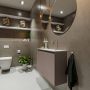 Mondiaz TURE Toiletmeubel 80x23x50cm met 0 kraangaten 2 deuren smoke mat Wastafel Eden rechts Solid Surface Wit FK75341108 - Thumbnail 2