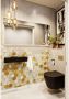 Mondiaz TYNE Fonteinset 60x23x12cm wasbak links 0 kraangaten solid surface Urban mat M20125 - Thumbnail 2