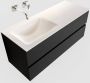 Mondiaz VICA Badkamermeubelset 120cm 2 lades wasbak Cloud links 0 kraangaten solid surface urban PC75341508 - Thumbnail 1