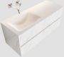 Mondiaz VICA Badkamermeubelset 120cm 4 lades wasbak Cloud links 0 kraangaten solid surface carrara marmer PC75341613 - Thumbnail 1