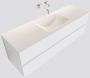 Mondiaz VICA Badkamermeubelset 150cm 2 lades wasbak Cloud midden 0 kraangaten solid surface talc PC75341088 - Thumbnail 1