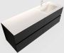 Mondiaz VICA Badkamermeubelset 150cm 4 lades wasbak Cloud rechts 1 kraangat solid surface urban PC75341546 - Thumbnail 1