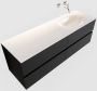 Mondiaz VICA Badkamermeubelset 150cm 4 lades wasbak Moon rechts 0 kraangaten solid surface urban PC75341537 - Thumbnail 1