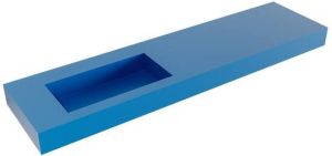 Mondiaz ZINK Jeans vrijhangende wastafel 180cm links rand 12cm XM49440Jeans