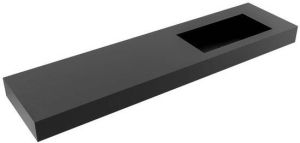 Mondiaz ZINK Urban vrijhangende wastafel 180cm rechts rand 12cm XM49441Urban