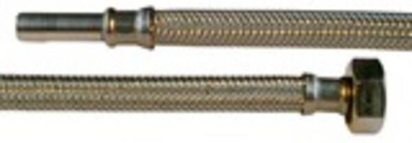 Nemo Go aanvoerflexibel water glad 10 x klem 12 30 cm inox Ø8 B06012