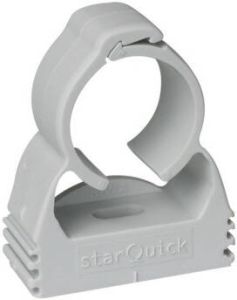Nemo Go clipsbeugel Star Quick Ø16mm Ø20mm PVC grijs (per 3) 441582