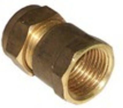 Nemo Go koperen klemkoppeling water recht Ø22mm x 3 4F koper B13266