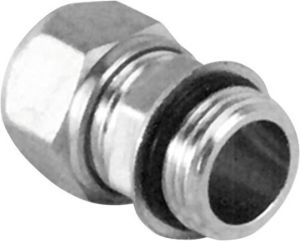Nemo Go Pex Alu klem rechte koppeling Ø16mm x 1 2M verchroomd (per 10) B48536
