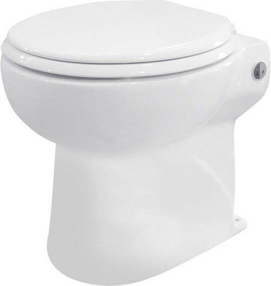 Nemo Go staand toilet met vermaler met dubbele spoeling 24 Liter met zitting TR6