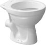 Nemo Go vrijstaande wc pot 47 6x35 7x39 1cm porselein wit muuraansluiting zonder zitting DELTA WC P (FS175235CK0000) - Thumbnail 2