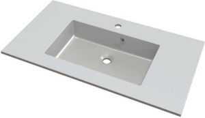 Nemo Spring Don meubelwastafel kunstmarmer 900x500x15mm wit 607004091103