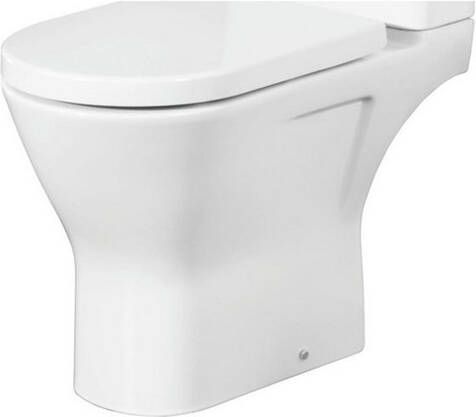 Nemo Spring Ergovita Staand Toilet 66.5x45x36cm verhoofd zonder spoelrand H185cm zonder zitting en jachtbak porselein wit RST11AWHA
