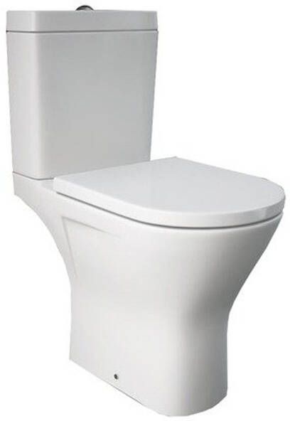 Nemo Spring Ergovita toiletset 66.5x85x37cm staand met reservoir softclose en quickrelease zitting porselein wit 049134