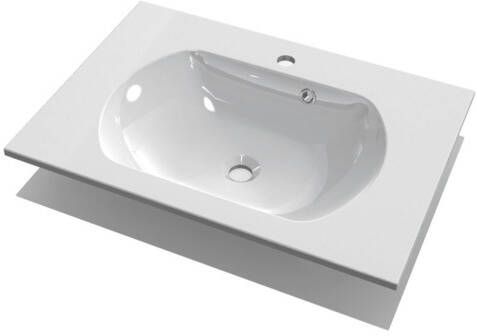 Nemo Start Neva meubelwastafel kunstmarmer 900x500x15 mm wit 607003091103