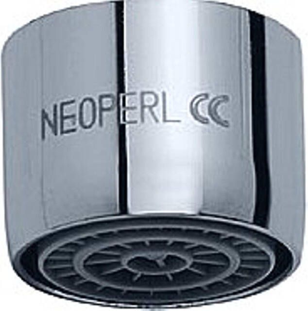 Neoperl PCA Care straalregelaar (mousseur) mousseur chroom binnendraad metrisch doorstroomcapaciteit 6l min doorstroombegrenzer 1 straalsoorten antikalksysteem nomet diameter M22x1.0