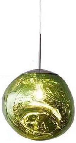 Njoy Hanglampglas met E27 fitting diameter 270 IP20 met 4W 27x27cm LED verlichting green SD-2040-12