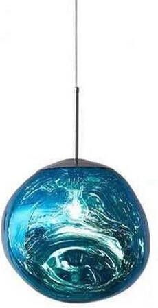 Njoy Hanglampglas met E27 fitting diameter 360 IP20 met 4W 36x36cm LED verlichting blue SD-2040-15