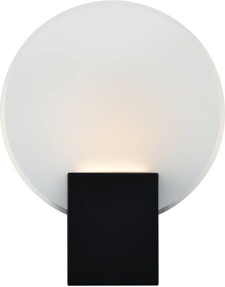Nordlux Hester wandlamp 20x25.5x9.25cm IP44 Incl. 9.5W LED 3000K zwart 2015391003