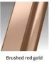 Novellini N180 G Draaideur 88-89 5x200 cm Brushed Red Gold Helder Glas - Thumbnail 1