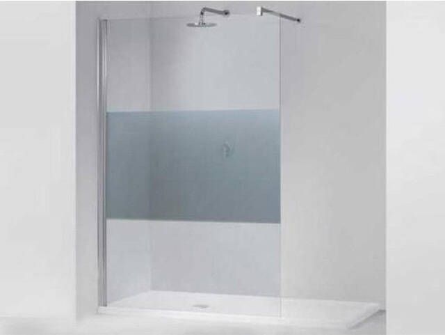 NOVELLINI Giada H Douchewand 1950x1200mm (HxB) profiel chroom 6mm glas helder GIADAH120-1K