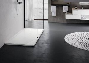 Novellini Olympic Plus douchebak acryl rechthoekig 180x75x12.5cm incl. poten en sifon wit OL180751130