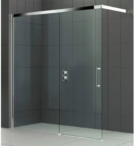 Novellini Rose PHB schuifdeur voor inloop met muursteun 177 180x200cm rechts wit mat glas ROSEPHB177D4D ROSEPHB177D4B