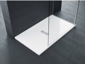 Novellini Ultra flat douchebak acryl rechthoekig 120x80x12cm incl. poten en sifon wit CU120801130