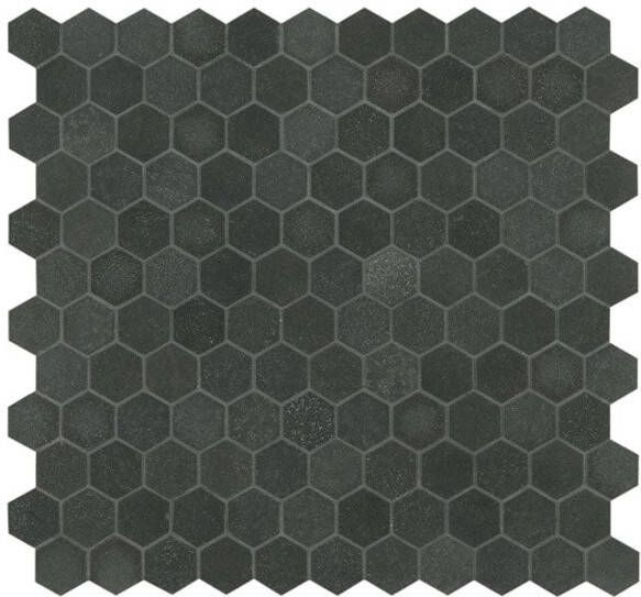 Ore Cerami Basalt mozaïektegel 27.9x29.3cm 7mm vorstbestendig Grijs Hexagon Mat 1336367 online kopen