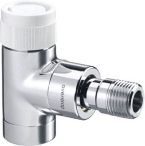 Oventrop Thermostatische radiatorafsluiter E 1 2 haaks Kvs 0 65 m3 h verchroomd 1163052