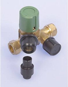 PENTEC inlaatcombinatie UBIC(EN 1488). 15mm knel. Maximale werkdruk 8 bar