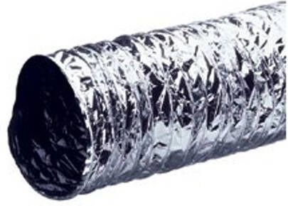 Plieger aluminium PVC luchtslang brandveilig ø 100mm 3 meter aluminium 4414023