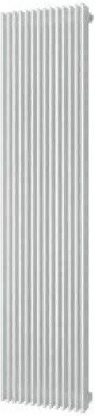 Plieger Antika Retto designradiator verticaal middenaansluiting 1800x415mm 1556W antraciet metallic 7253240