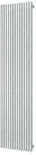 Plieger Antika Retto designradiator verticaal middenaansluiting 1800x415mm 1556W zilver metallic 7253228
