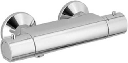 Plieger Bling douchekraan thermostatisch zonder omstel met koppelingen HOH=15cm chroom joy2