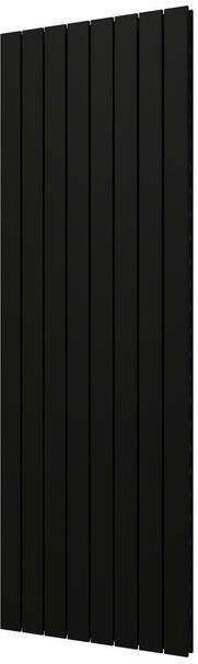 Plieger Cavallino Retto designradiator verticaal dubbel middenaansluiting 1800x602mm 1549W mat zwart 7250313