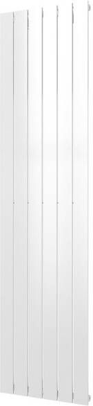 Plieger Cavallino Retto designradiator verticaal enkel middenaansluiting 1800x450mm 910W wit 7252970