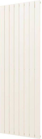 Plieger Cavallino Retto designradiator verticaal enkel middenaansluiting 1800x602mm 1205W pergamon (RAL9001) 7252985