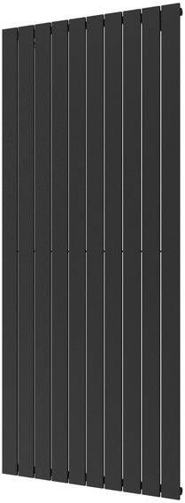 Plieger Cavallino Retto designradiator verticaal enkel middenaansluiting 1800x754mm 1506W zwart grafiet (black graphite) 7255275