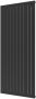 Plieger Cavallino Retto designradiator verticaal enkel middenaansluiting 1800x754mm 1506W zwart grafiet (black graphite) 7255275 - Thumbnail 2