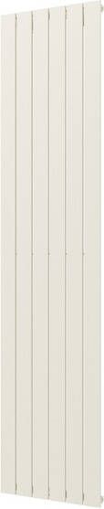 Plieger Cavallino Retto designradiator verticaal enkel middenaansluiting 2000x450mm 999W wit structuur 7255305 - Foto 1