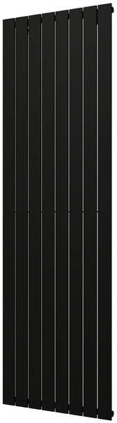 Plieger Cavallino Retto designradiator verticaal enkel middenaansluiting 2000x602mm 1332W mat zwart 7250323 - Foto 1
