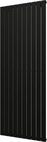 Plieger Cavallino Retto designradiator verticaal enkel middenaansluiting 2000x754mm 1666W zwart 7255341 - Foto 1