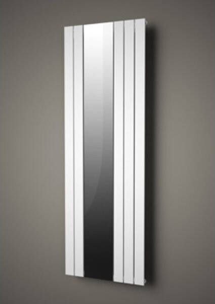 Plieger Cavallino Specchio designradiator verticaal met spiegel middenaansluiting 1800x602mm 773W donkergrijs structuur 7253467