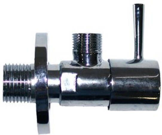 Plieger design hoekstopkraan rond 1 2 bux10mm chroom 4058016