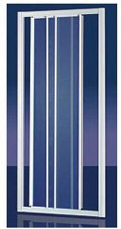 Plieger Economy schuifdeur 3 delig acryl 90x185cm (afstelbaar van 88 tot 94cm breed) wit profiel ZLM38B89419 - Foto 2