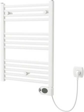 Plieger Elba Electrical Elektrische Designradiator 70.2x40cm met thermostaat 300w wit 1550012